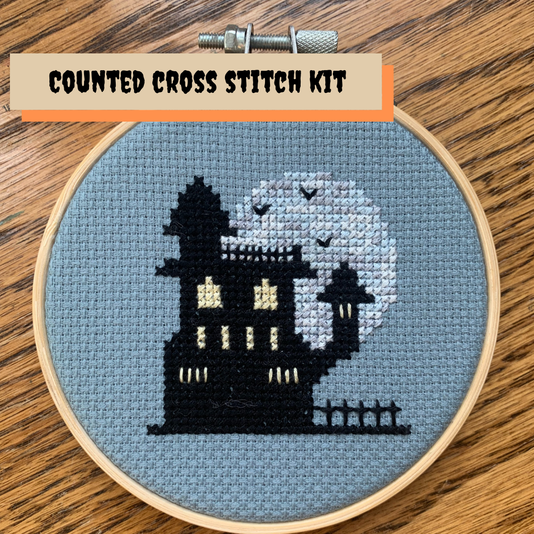 Ghostbusters  Inspired DIY Cross Stitch Kit For Intermediate Level