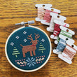 Winter Reindeer Cross Stitch Kit
