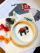 Mini Elephant Cross stitch Kit