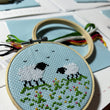 Sheep cross stitch pattern - PDF download