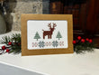 Festive Reindeer Card Cross Stitch Kit
