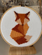 Fox cross stitch pattern PDF download