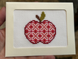 Apple cross stitch pattern - PDF