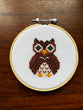 The Owl cross stitch kit