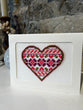 Heart cross stitch pattern - PDF download