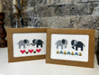 Elephant Cross Stitch Card kits