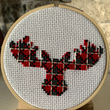 Moose cross stitch pattern - PDF download