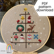 Mon beau sapin cross stitch pattern - PDF download
