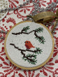Winter bird Cross Stitch Kit