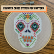 Sugar Skull cross stitch pattern - PDF download