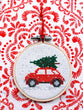 Winter car Cross Stitch Kit