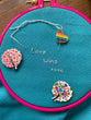Heart needle minders